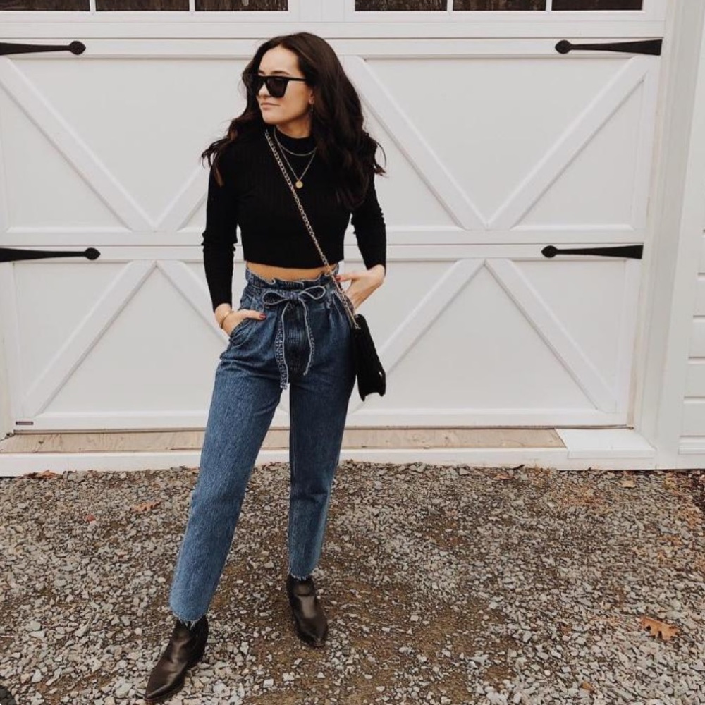 Paper bag jeans